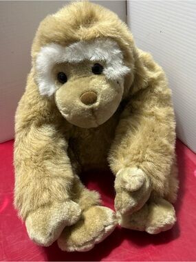 Avon Plush Tan and Cream Monkey Stuffed Animal